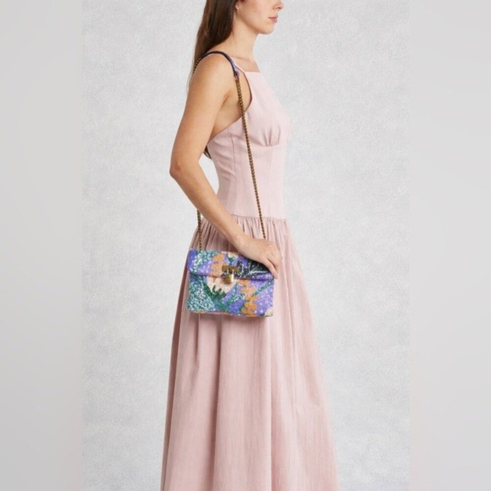 NWT Kurt Geiger Medium Brixton Sequin Crossbody Bag - Picture 12 of 13